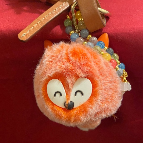 Dooney and Burke east west slouch red orange bag - Picture 12 of 14